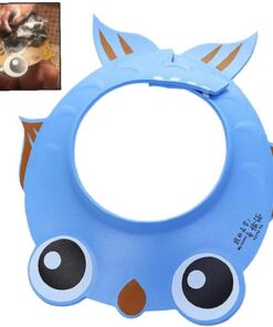Baby Shower Schutzkappe Sichere Cartoon Shampoo Bade Hut Weich Adjustable-Masken-Hut für Säuglings- und Kleinkind