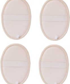 Healvian 4stücke Luffaschwamm-peeling-schwamm Luffaschwamm-scheuerschwämme Natürliche Luffa-pads Für Körperpeeling Glatte Haut Durch Hornhautentfernung Langlebig Und Chemikalienfrei