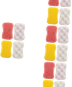 Healvian 16 Stk Schwämme Schrubber Werkzeuge für Kinder Duschgel zurück Mesh-Badekugel Niedlich Badeschwamm Hautpflege-Tools Badeutensilien tief Waschbecken Puderquaste Wäscher Baby Zubehör