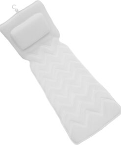 Badewannenkissen und Kopf Nacken Stütze mit Rutschfesten Saugnäpfen 3D Ergonomisches aus Polyester für Komfortables Baden im Badezimmer oder Spa