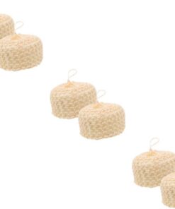 Healvian 6stücke Teiliges Duschscrubber Komfortable Körperpeelingbälle Aus Jute Exfolierende Duschbälle Für Gründliche Körperreinigung Für Tägliche Anwendung Und Sanfte Hautpflege