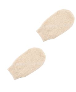 Healvian 2stücke Exfolierende Badeshandschuhe Bambusfasern Sanfte Körpermassage Und Peeling-handschuhe Für Hautpflege Für Rücken Und Körperreinigung