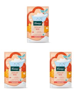 Kneipp Badekristalle Wassernixe - Badezusatz mit natürlichen Extrakten aus Lotusblume und Drachenfrucht entführt dich in eine Unterwasserwelt mit korallfarbenem Wasser & blumig-fruchtigem Duft - 60g