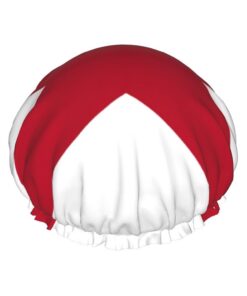 Badehaube mit Alabama-Staatsflaggen-Druck, wiederverwendbar, doppelte wasserdichte Schichten, Duschhauben für Frauen und Damen