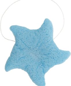 OUNONA Badeschwamm für Kinder in Sternform aus Pflanzlichem Material Sicher und Exfolierend für Sanfte Reinigung und Peeling bei Babys im Bad