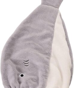 STOBAZA Schnelltrocknende Polyester Duschhaube mit Niedlichem Cartoon Design Bequeme Badekappe zum Schutz der Haare Beim Baden und Duschen zu Hause Zufällige Farbe