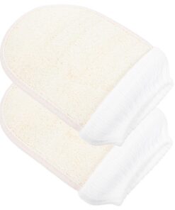 Healvian Peeling Handschuh 6 Stk Luffa-spa-handschuh Handschuhe Abgestorbene Haut Entfernen Peeling-handschuh Doppelseitig Badetuch Luffahandschuh