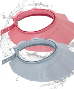 Badevisier für Kleinkinder – 2 Stück verstellbarer wasserdichter | Kopfschutz für Kinder, weicher Schutzgurt, um Haare und Augen trocken zu halten, ideal zum Baden, Duschen, Schwimmen, Badezim