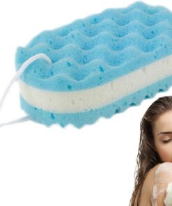 Badebürsten-Reibehandtuch – ergonomischer, sanfter Körperschwamm | Schaumstoff-Reiben, dreilagig, langlebig, für , , Kollegen zum Geburtstag