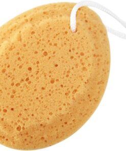 VALICLUD 5 Stück Ovale Wabenschwämme aus Schwamm mit Kurzem Riemen Hautpflegend und Krümel als Körperpeeling für Duschen und Baden