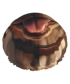 Badekappe mit niedlichem Labrador-Motiv, für langes und kurzes Haar, waschbar, elastisches Band, Badehaarmütze für langes Haar, Zopf