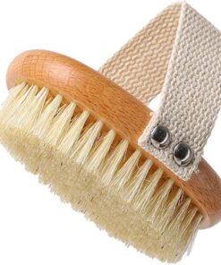OUNONA Peelingbürste mit Wildschweinborsten Massage und Exfoliationseffekt Kreative Gestaltung für Tägliche Anwendung im Bad Sanfte Körperpflege und Reinigung