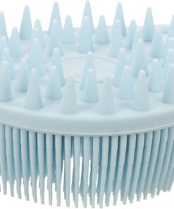 OUNONA Silikon Körperbürste mit Ergonomischem Design Tragbarer Doppelseitiger Peeling Körperschrubber für Sanfte Kopfhautmassage Beim Baden und Täglicher Anwendung