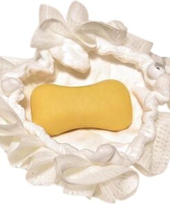 Luffa Rückenwaschlappen 2 in 1 | Wiederverwendbarer BadeOhne Kratzen, Sanfte Reinigung Für Tägliche Hautpflege Im Spa-Stil