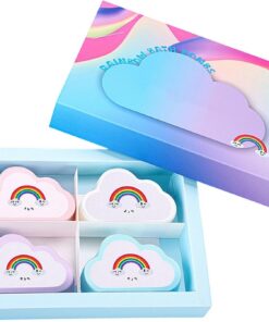 Sprudelndes Schaumbad für Erwachsene Regenbogenfarbener Sanfter Duschball | 4 Stück Dichte Schaumbadekugeln Geeignet Für Kinder, , Mädchen, Jugendliche, Und Zuhause