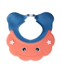 Haarwäscheschild für Kinder, verstellbar, weich, für Kinder, Cartoon-Kopfschutz, Shampoo-Kappe für Zuhause, Hotel, Schule