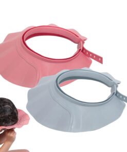 Baby-Haarwäscheschild – verstellbarer Kopfgurt, wasserdicht, weicher Schild, Badevisier für Babys – zum Duschen, Schwimmen, Zuhause, Badezimmer, Waschbecken, Gesicht, Augen, Haare, Ohren