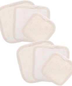 VALICLUD 6stücke Luffa Schwamm Für Dusche Körper Waschen Peeling Schwamm Pad Wasch Zubehör Luffa Peeling Duschschwamm Körperwäscher