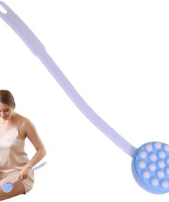 Rückenlotion-Applikator Multifunktionales tragbares Körpermassagegerät | Langer Griff Handlicher Selbstapplikator Leicht Bequem Rutschfester Griff für Dusche Badezimmer Körperpflege Zuhause