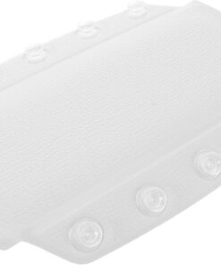 MAGICLULU Badewannenkissen Bequem und Leicht zu Reinigen Weißes aus PVC Schaum Badewannenaccessoire zum Entspannen in Badewanne