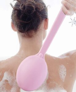 1 Stück rutschfeste weiche Rückseite Dusche langer Griff Bad & Körper Scrub Männer & Frauen Peeling Entspannende Spa Momente 1 Stück