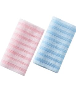 OUNONA 2 Stück Teiliges Peeling Duschhandtuch Langes Hautfreundliches Körperpeeling Handtuch zur Sanften Massage und Effektiven für Rücken und Schwer Erreichbare Körperstellen