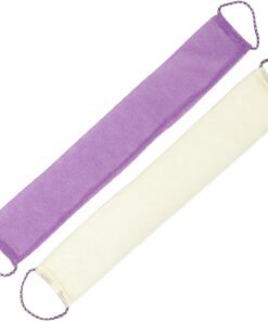 STOBAZA 2 Stück Peeling Schwämme aus Polyester mit Zugband Leichtes Körperpeeling Handtuch für Zuhause und Geschäftsreisen