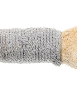 ibasenice Duschbürste mit Holzgriff Rückenbürste für Dusche und Badewanne Natürlicher Peeling Schrubber mit Aufhängeschlaufe Rutschfest und Langlebig Körperreinigung und Massage