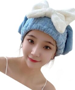 Schnell trocknendes Haarwickel, weiches Mikrofaser-Handtuch für Dusche, Schwimmen, elastisch, sicheres Badezubehör, langes Haar, schnell trocknender Turban