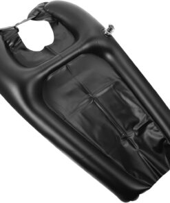 Tragbares Shampoo-Kissen Aufblasbares Shampoo-pad Aus Haarwaschkissen Für Hause Praktisches Waschbeckenkissen Schwarz