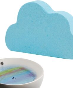 Regenbogen Badebomben Brausend Duschprodukt | Schaumbadkugeln mit Sprudel-Effekt für Kinder, Jugendliche, Erwachsene, Familien, Spa-Liebhaber, Geburtstage, Badezimmer,