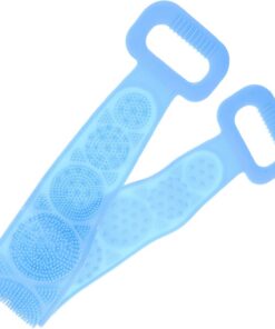 VALICLUD Silikon-badetuch Badetuch Silikon-rückenschrubber Rückenschrubber Bade-körperbürste Doppelseitiges Design Spärliches Bürstenhaar Feines Bürstenhaar Abgestorbene Hautzellen Entferne