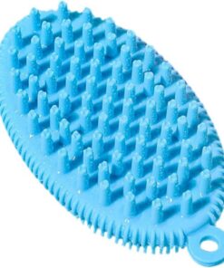 OUNONA Silikon-duschbürste für Körperreinigung Haarbürste mit Robusten Borsten Kompakte für Bequemes Baden und Haarpflege Zufällige Farbe