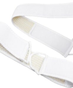 Duschrückenbürste 2 Stück aus Gewebe für Dusche und Bad | Rückenpeeling, Massagefunktion, für Frauen und Männer, Bade und Körperbürsten mit Rückenschrubber Gurt Zufällige Farbe