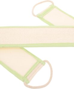 Healvian Exfolierender Rückenpeeling-schwamm Luffa Rückenschrubber Mit Praktischem Zugband Für Gründliche Körperreinigung Im Bad Dusche