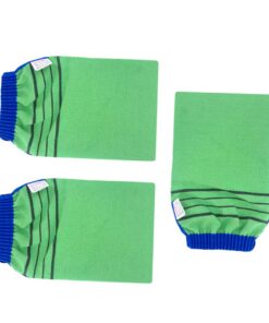 Healvian 3stücke Peeling-handtuch Für Rücken Duschhandschuh Mit Reichhaltiger Schaumbildung Hautpflege-badehandschuh Für Gründliche Reinigung Und Massage