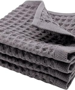 sea me at home Damen Waffle Kimono Bathrobe Handtuch