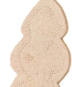 VALICLUD Loofah Baumform Doppelseitiger Körperwaschschrubber für Sanfte Peelingmassage im Badezimmer für Badewanne Verbessert die Durchblutung