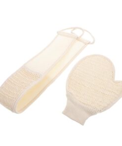 1satz Rückenreinigungsset Duschhandschuhe Und Rückenscrubber Für Sanftes Peeling Tragbar Für Zuhause Und Unterwegs Leicht Zu Reinigen Langlebig Und Vielseitig Einsetzbar