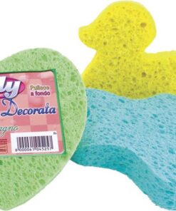 La Briantina SPU01520A Badeschwamm, pflanzliches Zellulose, mehrfarbig, einzigartig