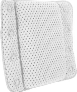 STOBAZA Badewannenkissen Rückenstützkissen Ergonomisches Weiches für Erwachsene Spa mit Rutschfestem Saugnapf aus PVC-Schwamm Duschkissen Badewannenkissen