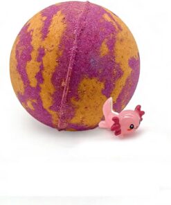 Badebomben für Kinder mit Überraschungspuppe, Explosion Oceans Badeball, Meerestier-Spielzeug Versteckt, Angenehme Duftnoten, Haut mit Feuchtigkeit versorgen (A)