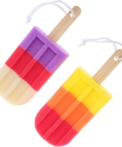 VALICLUD 2 Stück Badeblume Für Kleinkinder Badezubehör Körperbad Duschschwamm Duschschwamm Für Körper Luffa Eiscreme Dusche Badebürste