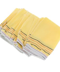 STOBAZA 20 Stück Peeling Handschuhe Körperpeeling Handschuh Badehandschuhe Duschhandschuhe Khaki Rückenschrubber Sauna Zubehör zur Sanften Hauterneuerung