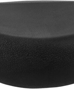 VALICLUD Universelles Badewannenkissen aus PU mit Saugnapf Ergonomische Kopf und Nackenstütze für Dusche und Spa Schwarzes Badewannen Zubehör mit Geschwungenem Design