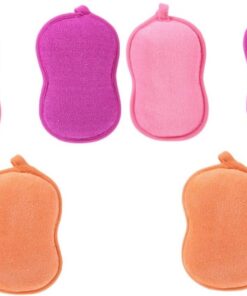 Healvian 2sets Peeling Bad Dusche Schwämme Weiche Baby Dusche Schwamm Bad Dusche Wäscher 3 Stücke * 2