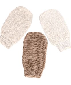 OUNONA 3 Stück Peeling Handschuhe aus Ramie Faser für Damen und Herren Sanftes Hautpeeling Reichhaltiger Schaum Wiederverwendbar Badezubehör