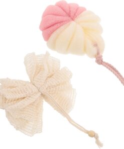 OUNONA 2stücke Luffa Rückenschwamm Duschschwamm Für Frauen Körperwaschschwamm Peelingschwamm Badeschwamm Peeling-duschschwamm Dusch-körperpeeling Körperschwamm