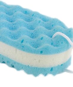 Badeschwamm Body Scrubber | Körperschwamm und Badeschwamm - Dreilagiger Schaumreib für Familie, Freunde, Kollegen zum Geburtstag