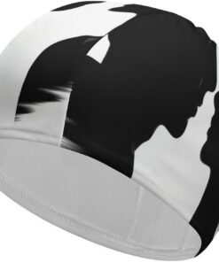Badekappe für Paare, hohe Elastizität, passend für langes Haar, kurzes Haar, bequem, große Duschhaube für Zugreduzierung und Haarschutz